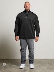 BadRhino Big & Tall Black Half Zip Sweatshirt - Image 2 of 4
