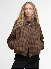 بني - سترة مقاومة للمطر Audrey من Barbour® - صورة 1 من 9