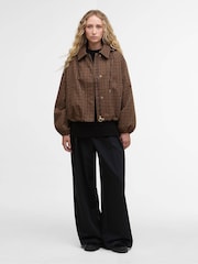 بني - سترة مقاومة للمطر Audrey من Barbour® - صورة 3 من 9