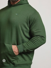 Donkergroen - BadRhino Big & Tall hoodie met voorzak - Afbeelding 4 van 6