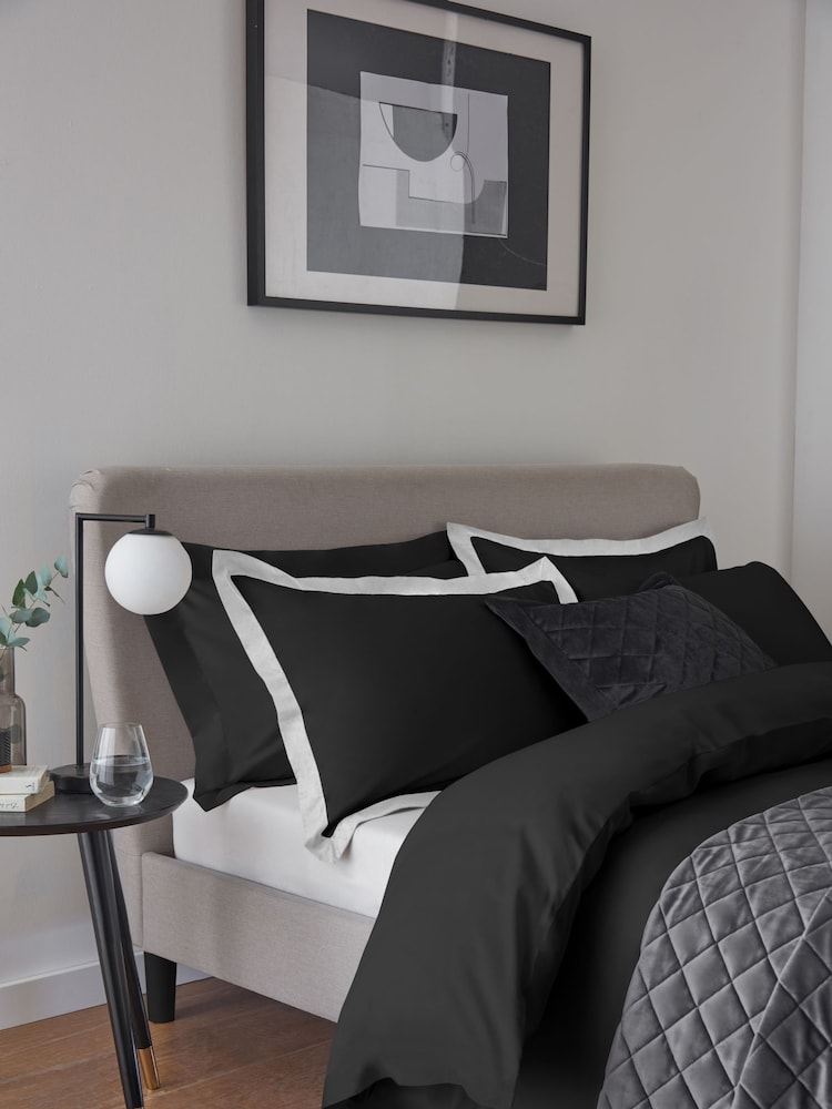 Set de 2 fundas de almohada en tejido rico en algodón - Imagen 1 de 3