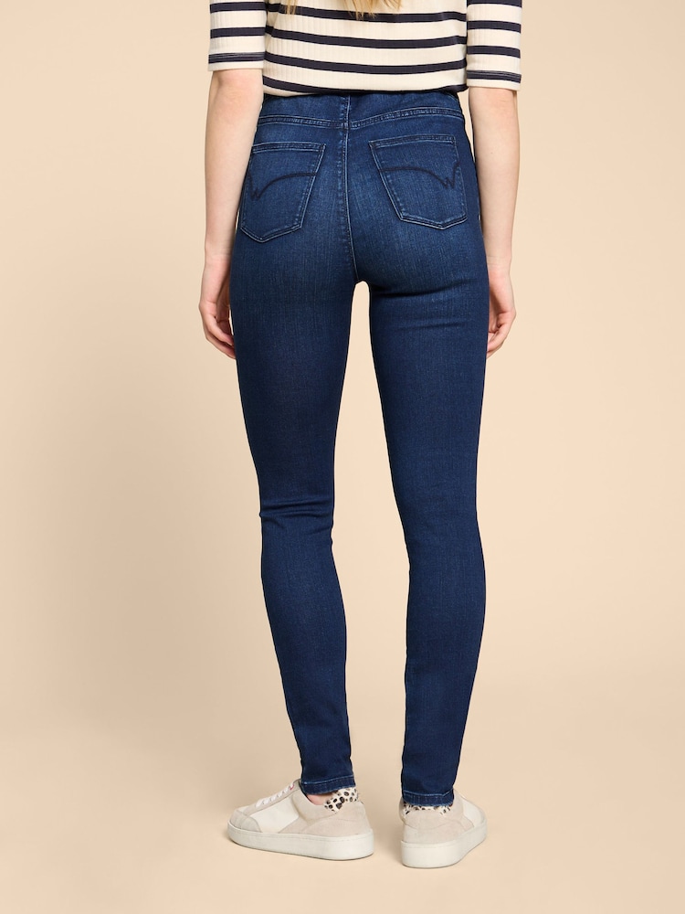 White Stuff Navy Blue Janey Jeggings - Image 2 of 7