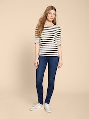 White Stuff Navy Blue Janey Jeggings - Image 3 of 7