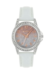 Peers Hardy Tikkers Girls PU Strap Ombre Shimmer Dial White Watch - Image 1 of 6