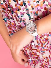 Peers Hardy Tikkers Girls PU Strap Ombre Shimmer Dial White Watch - Image 2 of 6