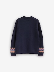 Navy Blue Christmas Tree Matching Family Older Girls Jumper (3-16yrs) - Image 5 of 5