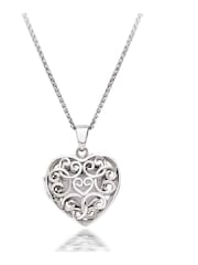 Beaverbrooks Sterling Silver Heart Locket Pendant - Image 2 of 5