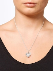 Beaverbrooks Sterling Silver Heart Locket Pendant - Image 5 of 5