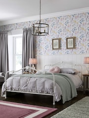 Laura Ashley White Dolwen Bed - Image 1 of 4
