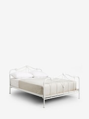 Laura Ashley White Dolwen Bed - Image 4 of 4