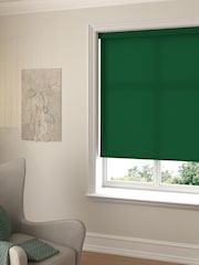 Forest Green Asher Made To Measure Light Filtering Roller Blind - Image 2 of 5