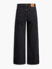 Levi's® Black Ribcage Wide Leg 100% Cotton Jeans - Image 7 of 9