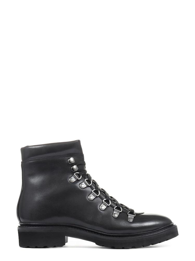 Jones Bootmaker Damen Klara Rahmengenähte Wanderstiefel aus Leder, Schwarz - Bild 1 von 6
