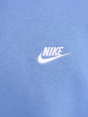 Nike Light Blue Club Crew Sweatshirt - Image 4 of 4