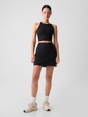 Gap Black Cropped Sports Bra Tank Top - Image 1 of 5