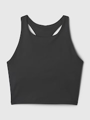 Gap Black Cropped Sports Bra Tank Top - Image 4 of 5