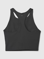Gap Black Cropped Sports Bra Tank Top - Image 5 of 5