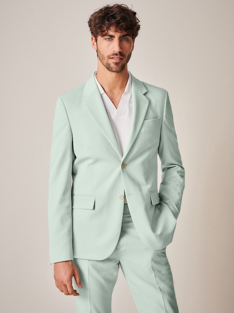 Metino zelena - Skinny Fit Motionflex Raztegljivo moška obleka kot je; suknjič - Slika 1 iz 12 Metino zelena - Skinny Fit Motionflex Raztegljivo moška obleka kot je; suknjič - Slika 1 iz 12