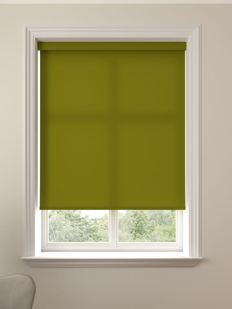 Asparagus Green Asher Made To Measure Light Filtering Roller Blind - Image 1 of 5
