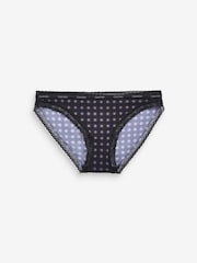 Calvin Klein Black Lace Edge Dot Bikini Briefs - Image 5 of 5