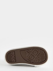 Converse Cream All Star 1V Borg Teddy High Top Trainers - Image 5 of 9