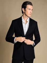 Charles Tyrwhitt Blue Italian Luxury Blazer Slim Fit - Image 1 of 5