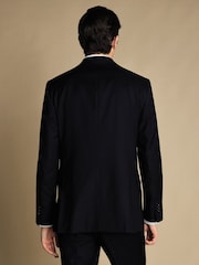 Charles Tyrwhitt Blue Italian Luxury Blazer Slim Fit - Image 2 of 5