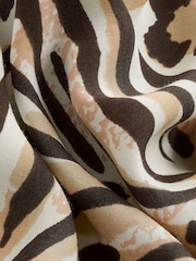 Animal Tie Front Kimono Cover-Up - Image 8 of 8
