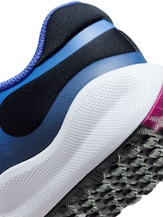 Nike Blue Youth Revolution 7 Trainers - Image 11 of 12