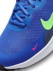 Nike Blue Youth Revolution 7 Trainers - Image 12 of 12