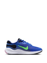 Nike Blue Youth Revolution 7 Trainers - Image 4 of 12