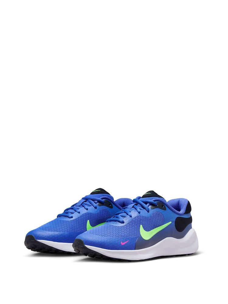 Bleu - Baskets Nike Youth Revolution 7
 - Image 6 of 12