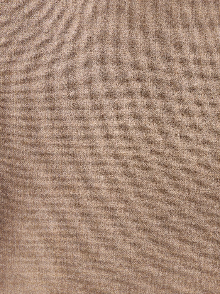 Marl Taupe Slim Fit Motionflex Stretch Suit Jacket - Image 8 of 8