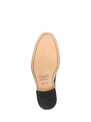 Jones Bootmaker Cambridge Leather Polished Derby Brown Shoes - Image 5 of 5