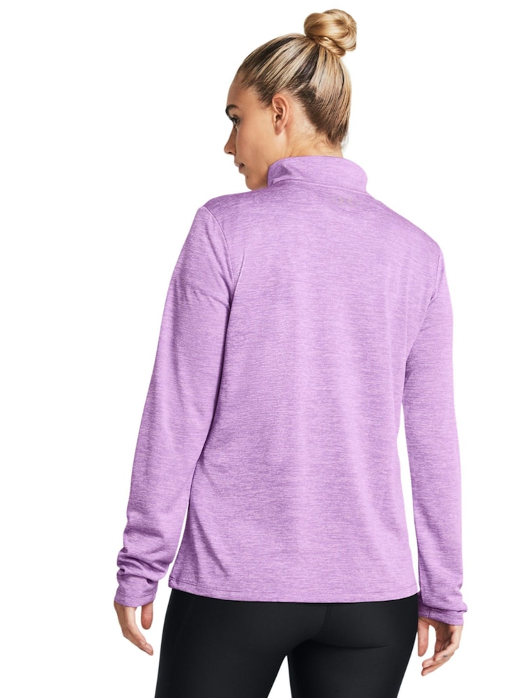 Under Armour Purple Tech Twist 1/2 Zip Top - Image 2 of 5 Under Armour Purple Tech Twist 1/2 Zip Top - Image 2 of 5