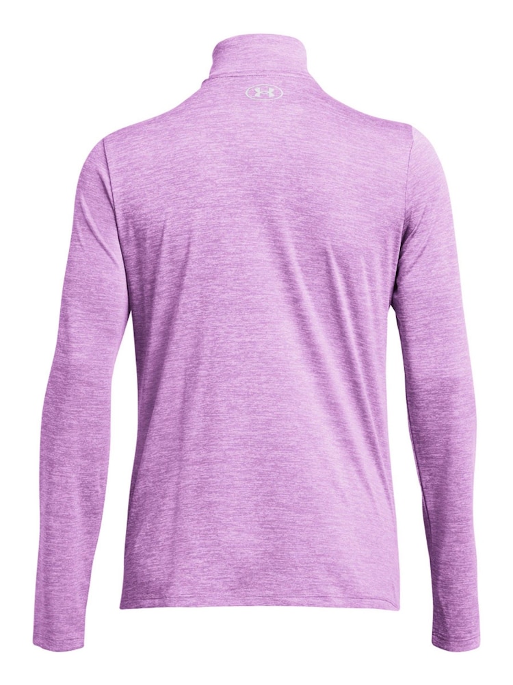 Under Armour Purple Tech Twist 1/2 Zip Top - Image 5 of 5