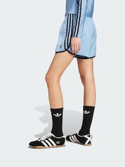 Синій - adidas originals 3 Stripes Sprinter Shorts - Image 2 of 6
