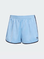 Синій - adidas originals 3 Stripes Sprinter Shorts - Image 5 of 6