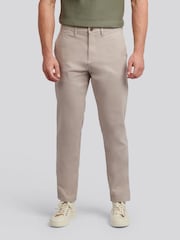 Neutralna boja - U.S. Polo Assn Textured Dobby Trousers - Slika 1 od 8