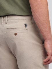 Neutralna boja - U.S. Polo Assn Textured Dobby Trousers - Slika 4 od 8