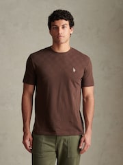 U.S. Polo Assn. T-shirt à texture carrée agrandie - Image 1 sur 6
