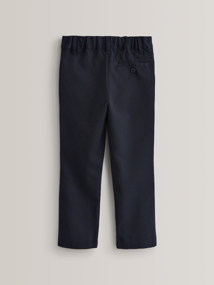 Bleumarin - Pantaloni subțiri formali pentru școală (3-17ani) - Imaginea 2 din 8 Bleumarin - Pantaloni subțiri formali pentru școală (3-17ani) - Imaginea 2 din 8