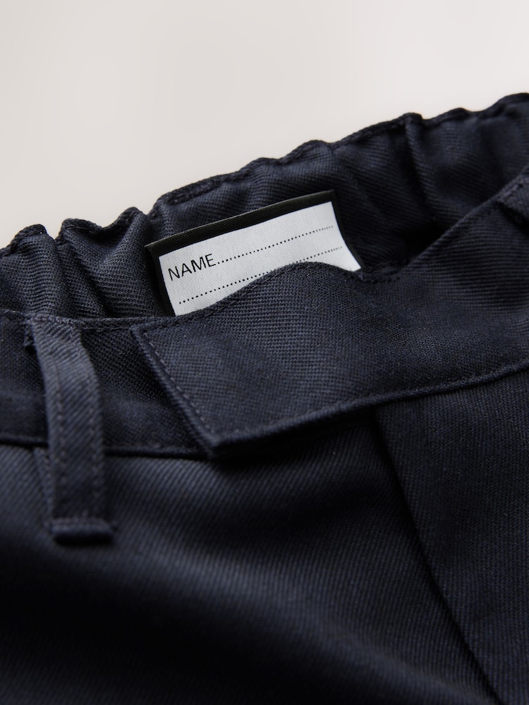 Marineblauw - Formele schoolbroek met smalle pijpen (3 - 17 jr) - Image 5 of 8