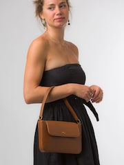 Pure Luxuries London Olivia Nappa Leather Grab Bag - Image 1 of 6