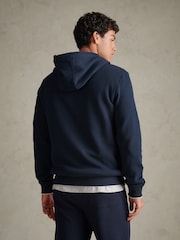 U.S. Polo Assn. Blue Borg-Lined Zip-Through Hoodie - Image 4 of 7