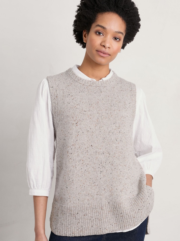 Seasalt Cornwall Natural Coupling Vest - Image 1 of 5