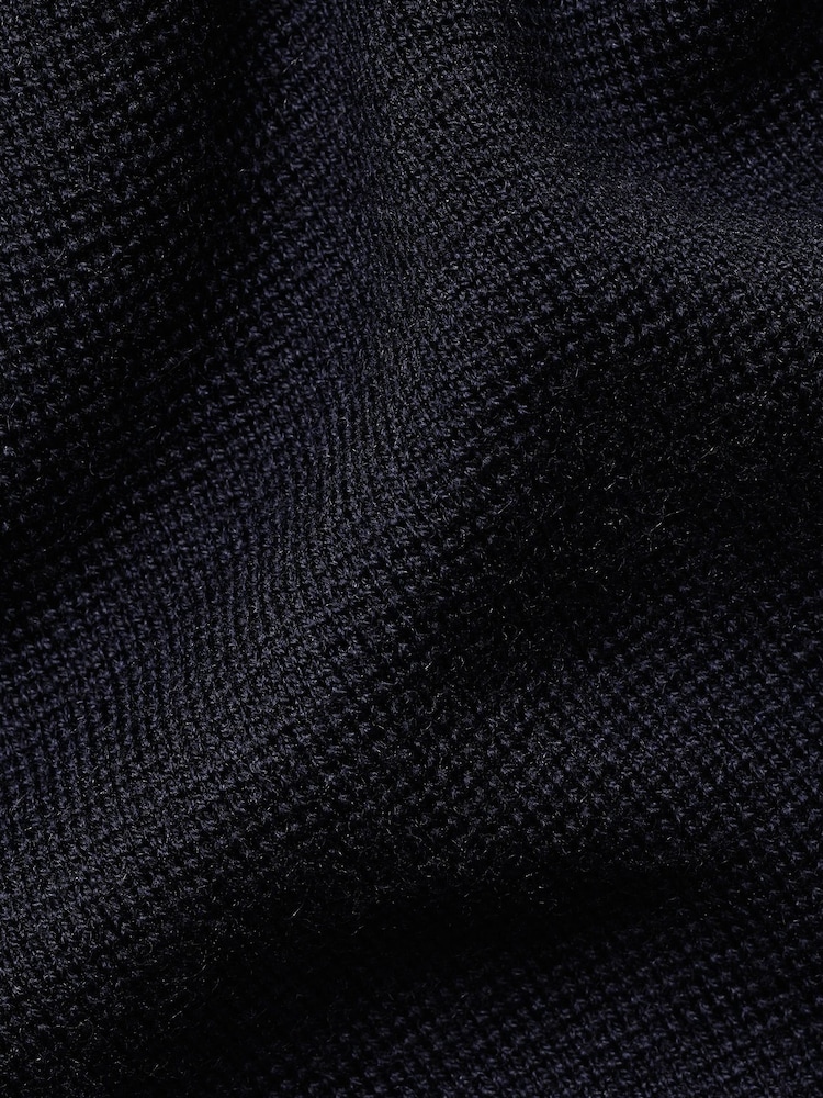 Charles Tyrwhitt Blue Pure Merino Sb Button Blazer - Image 6 of 6
