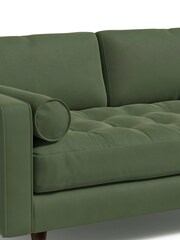 MADE.COM Grass Green Matt Velvet Swatch - Image 2 of 2