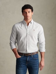 U.S. Polo Assn. Green Oxford Stripe Shirt - Image 1 of 7
