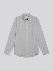 U.S. Polo Assn. Green Oxford Stripe Shirt - Image 5 of 7